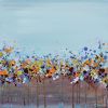 Meadowland 9 | Oil And Acrylic Painting in Paintings by Lisa Carney