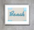 Set of 4 Beach Art Prints and Beach Decor Print Set | Prints by Capricorn Press. Item made of paper works with boho & contemporary style
