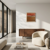 Lueur fauve- Peinture abstraite | Decorative Objects by Sophie DUMONT.