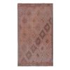 Diamond Pattern Kilim Rug Turkish Mid Century Embroided | Area Rug in Rugs by Vintage Pillows Store. Item made of cotton with fiber