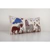 Tashkent Suzani Animal Pictorial Bedding Pillow Case Made fr | Cushion in Pillows by Vintage Pillows Store