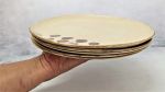White And Gold Ceramic Plates | Dinnerware by YomYomceramic. Item composed of ceramic