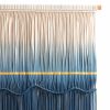 Large Wall Tapestry - SEA VIEW | Wall Hangings by Rianne Aarts / Teddy and Wool Studio. Item made of cotton