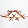 INTERSTELLAR XL LUX chandelier | Chandeliers by Next Level Lighting. Item made of wood