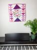 The Love Birds Wall Hanging #2 | Tapestry in Wall Hangings by Delightfully Quilted by Maria. Item composed of fabric