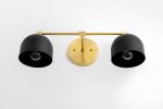 Mid-Century Modern Vanity Lights - Model No. 0698 | Sconces by Peared Creation. Item composed of brass