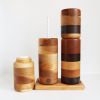 Duo pepper mill and salt mill - cherry(birch)/oak/ash/walnut | Vessels & Containers by Slice of wood / Tranche de bois
