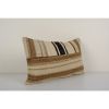 Anatolian Lumbar Patchwork Striped Kilim pillow cover Sofa | Sham in Linens & Bedding by Vintage Pillows Store. Item made of cotton with fiber