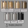 Schoolhouse Pendant - Model No. 0245 | Pendants by Peared Creation. Item composed of brass & glass