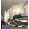 Alan Mizrahi QZ1205 Halo Titan Selenite Rock | Chandeliers by Alan Mizrahi Lighting Design