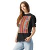 Unisex T-Shirt - Palestine's Resilience - Folk Abstract Art | Work by Eman's Gallery
