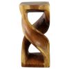 Haussmann® Wood Double Twist Stool Table 14 in SQ x 30 in | Chairs by Haussmann®