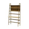 Mid century desk, Wood desk, Bookcase desk, Mid century mode | Book Case in Storage by Plywood Project. Item made of oak wood compatible with minimalism and mid century modern style