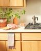 Fruit Stripe Hand Towel - Honeydew | Textiles by MINNA