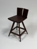 Solid Wood Swivel Bar Stool, Mid-Century Modern Counter Stool, USA made | Chairs by Marco Bogazzi