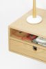 Floating Nightstand Bedside Table | Storage by Manuel Barrera Habitables. Item made of oak wood