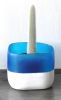 Cuadrado Duo Grand Vessel | Planter in Vases & Vessels by Tina Frey. Item made of synthetic