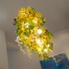 Matrix Floral Linear Suspension Chandelier | Chandeliers by Michael McHale Designs. Item made of steel