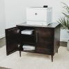 Printer Cabinet | Storage by ROMI. Item composed of oak wood in minimalism or mid century modern style