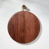 KENNETH Modern Black Walnut Serving Board with Brass Handle | Serveware by Untitled_Co