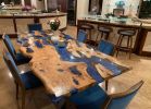 Epoxy Table, Custom Dining Table, Dining Room Table | Tables by LuxuryEpoxyFurniture. Item made of wood with synthetic