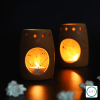 Pova Tealight Holder (Pack of 2) | Candle Holder in Decorative Objects by Lit Lamps - Sustainable Mindful Lighting. Item in contemporary or coastal style