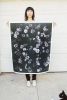 Large Flower Art, Flower Poster, Flowery Art, Goth Art | Prints by Capricorn Press. Item composed of paper compatible with boho and minimalism style