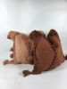 Brown tassel pillow // fringe pillow // brown tassel cushion | Pillows by velvet + linen