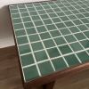Tile-Top-Coffee Table — Solid Black Walnut-ceramic tile | Tables by Warnkestudio