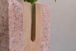 Calah Narrow Wall Planter | Vases & Vessels by Tropico Studio. Item composed of ceramic & glass