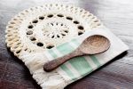 Handwoven Seagrass Placemat | Trivet | 16" | Tableware by NEEPA HUT. Item made of fiber