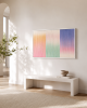 Colorful Textile Art - "DAWNFIELD" | Wall Hangings by Rianne Aarts / Teddy and Wool Studio