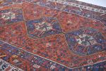 Gorgeous Vintage Rug | Clay, Sunflower Yellow, Deep Indigo | Area Rug in Rugs by The Loom House. Item composed of cotton and fiber