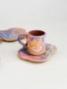 Cosmic! Marble 10oz mug and plate | Drinkware by OBJECT-MATTER / O-M ceramics