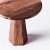 Hexagon Side Table Walnut | Work by District Loom