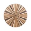 Round wood wall art Natural#3 | Wall Sculpture in Wall Hangings by Craig Forget. Item composed of oak wood compatible with mid century modern and contemporary style