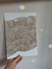 Minimalist Line Art Print, Abstract Line Drawing | Prints by Carissa Tanton. Item composed of paper