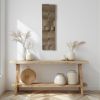 Modern 3D Textured Wall Art – Sandy Beige Sculptural Plaster Painting – Handmade Brown Home Decor – Unique Housewarming Gift | Wall Sculpture in Wall Hangings by Vaiva Art Atelier