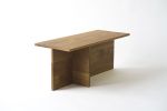 "Aisle" Coffee Table | Tables by THE IRON ROOTS DESIGNS. Item composed of oak wood