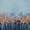 Meadowland 1 | Oil And Acrylic Painting in Paintings by Lisa Carney