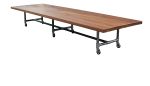 Large Solid Wood Conference Table | Tables by iReclaimed Furniture Co | Los Angeles in Los Angeles