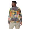 Unisex Sweatshirt - The Hearth Quilt - Folk Geometric Art | Work by Eman's Gallery