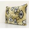 Silk Ikat Eye Pillow Pillow Cover 16" x 24" | Sham in Linens & Bedding by Vintage Pillows Store. Item composed of fabric and fiber