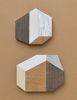 Abstract House - Dark/Silver w.19 | Sculptures by Susan Laughton Artist. Item made of wood