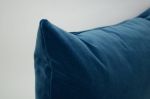 slate blue velvet pillow case // blue velvet pillow case | Pillow Insert in Pillows by velvet + linen