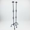 Hand Forged Iron Candelabra Pair (115cm) | Candle Holder in Decorative Objects by edecrawzFC