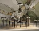 Green Earth — Abstract Luxury Wallpaper Mural | Wall Treatments by ELLE WALLS