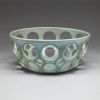 Round Openwork Fruit Bowl | Decorative Bowl in Decorative Objects by Lynne Meade. Item made of stoneware