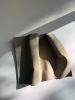 Sand Beige Abstract Wall Sculpture: Draped Fabric Inspired Plaster Art, Sculptural Folded Paper | Wall Hangings by Vaiva Art Atelier