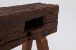 Bench, Reclaimed Wood Beam, Rustic, Organic Form, Indoor & Outdoor | Benches & Ottomans by Logniture